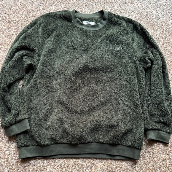 UGG Coby‎ High Pile brown men's sweater size large - Picture 1 of 5